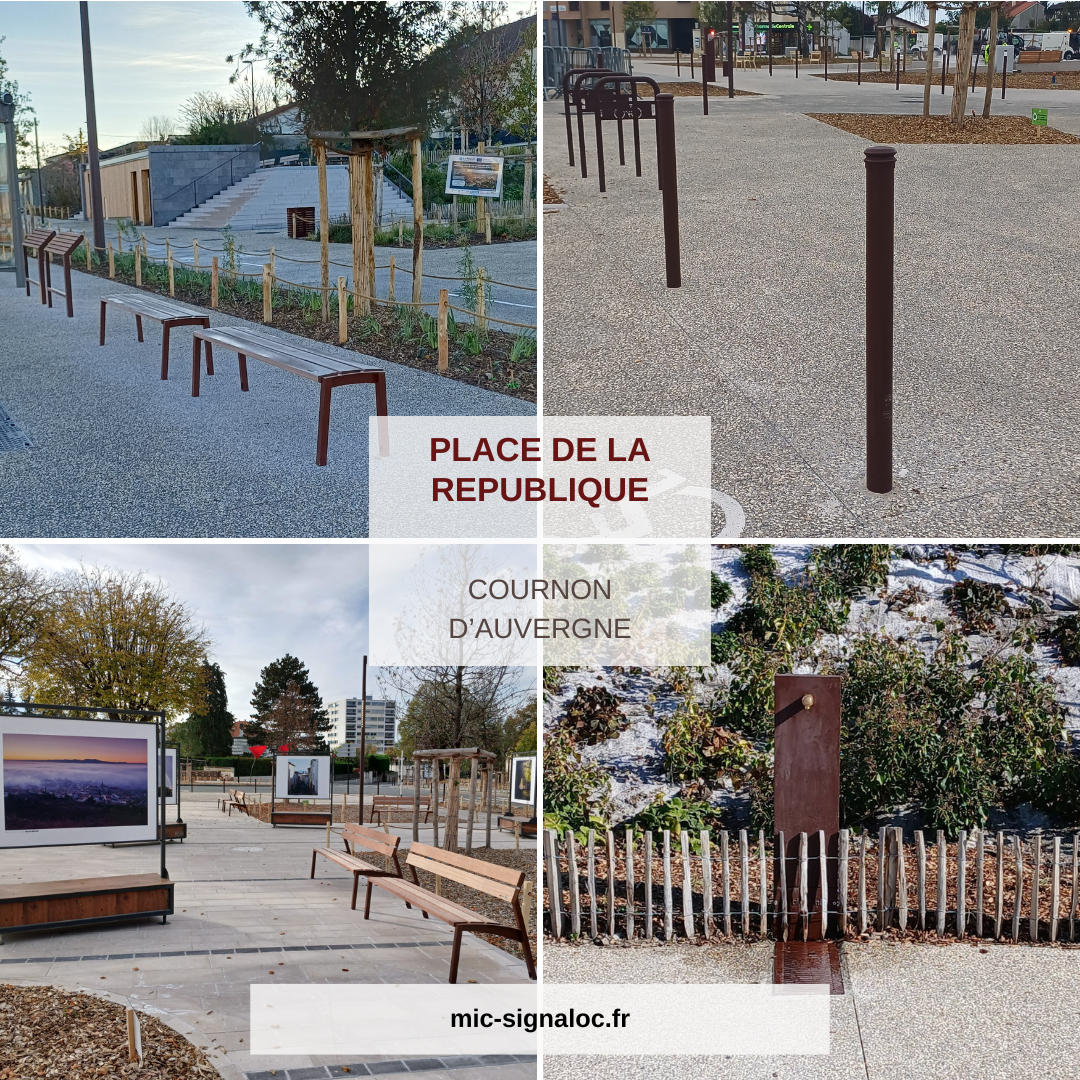 À propos 2 Référence COURNON -Place de la république